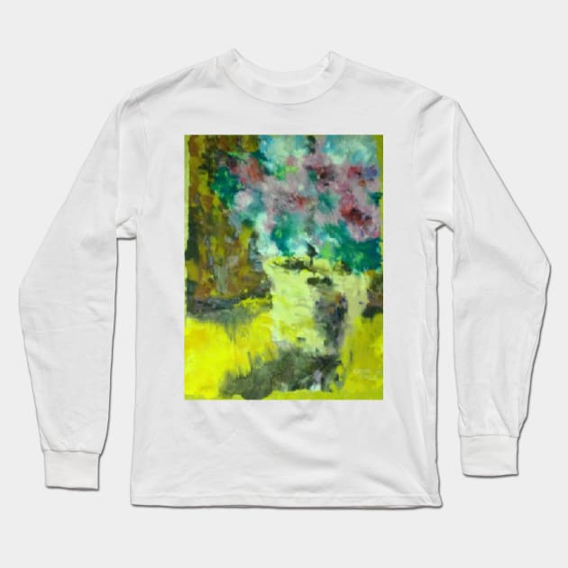 Hint of Floral Long Sleeve T-Shirt by Whiskers6